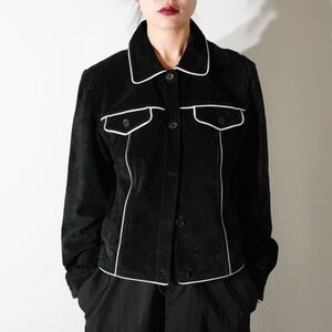 Revue 100% Suede Leather Jacket Women’s Grunge Retro Cowgirl Western